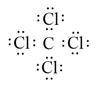 Công thức Lewis của CCl4 theo chương trình mới (ảnh 1)