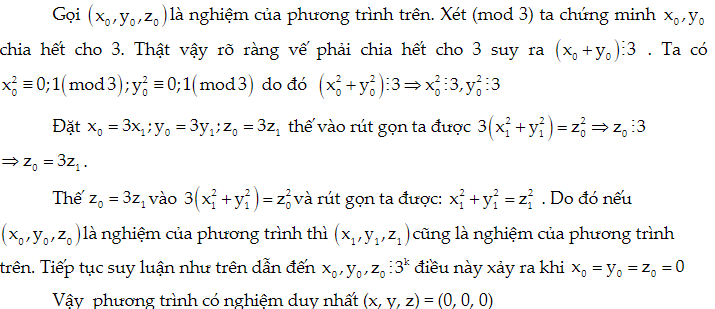 200 bài tập phương trình nghiệm nguyên và cách giải (2023) có đáp án (ảnh 1)