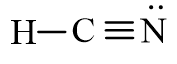 Công thức Lewis của HCN theo chương trình mới (ảnh 1)
