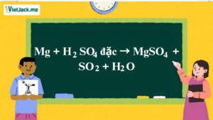 Mg + H2SO4 đặc → MgSO4 + SO2 + H2O | Mg ra MgSO4 (ảnh 1)