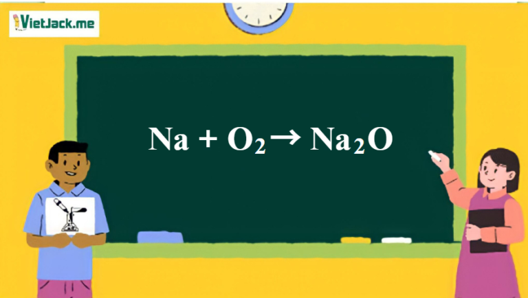 Na + O2 → Na2O | Na ra Na2O | O2 ra Na2O (ảnh 1)