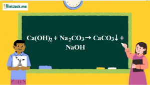 Ca(OH)2 + Na2CO3 → CaCO3 ↓ + NaOH | Ca(OH)2 ra CaCO3 | Na2CO3 ra CaCO3 | Na2CO3 ra NaOH | Ca(OH)2 ra NaOH (ảnh 1)