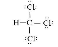 Công thức Lewis của CHCl3 theo chương trình mới (ảnh 1)