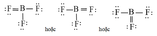 Công thức Lewis của BF3 theo chương trình mới (ảnh 1)