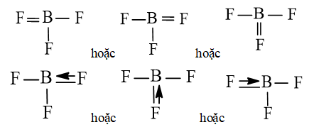 Công thức Lewis của BF3 theo chương trình mới (ảnh 1)