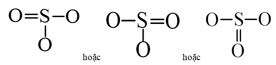 Công thức Lewis của SO3 theo chương trình mới (ảnh 1)