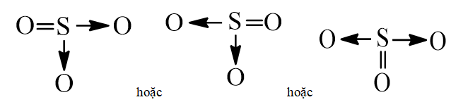 Công thức Lewis của SO3 theo chương trình mới (ảnh 1)