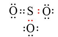 Công thức Lewis của SO3 theo chương trình mới (ảnh 1)