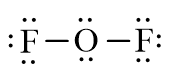 Công thức Lewis của F2O theo chương trình mới (ảnh 1)