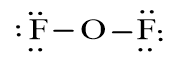 Công thức Lewis của F2O theo chương trình mới (ảnh 1)