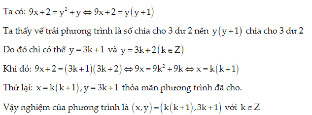 200 bài tập phương trình nghiệm nguyên và cách giải (2023) có đáp án (ảnh 1)