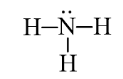 Công thức Lewis của NH3 theo chương trình mới (ảnh 1)