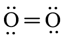 Công thức Lewis của O2 (Oxygen) theo chương trình mới (ảnh 1)