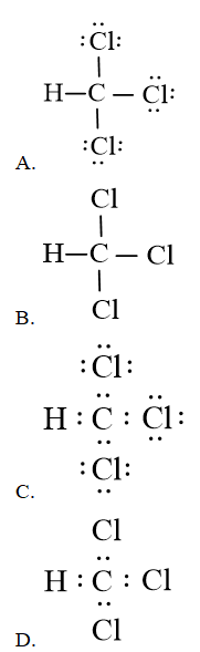 Công thức Lewis của CHCl3 theo chương trình mới (ảnh 1)