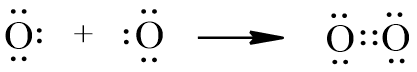 Công thức Lewis của O2 (Oxygen) theo chương trình mới (ảnh 1)