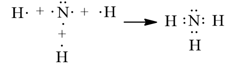 Công thức Lewis của NH3 theo chương trình mới (ảnh 1)