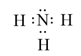 Công thức Lewis của NH3 theo chương trình mới (ảnh 1)