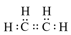 Công thức Lewis của C2H4 (Ethylene) theo chương trình mới (ảnh 1)