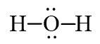 Công thức Lewis của H2O theo chương trình mới (ảnh 1)