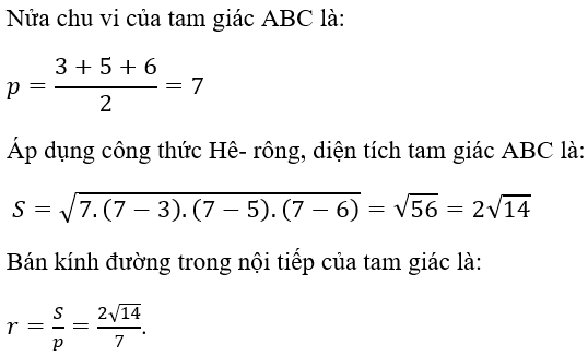 200 bài tập hệ thức lượng nâng cao (2024) có đáp án (ảnh 1)