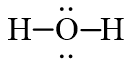 Công thức Lewis của H2O theo chương trình mới (ảnh 1)