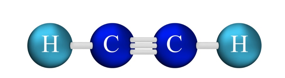 Công thức Lewis của C2H2 theo chương trình mới (ảnh 1)