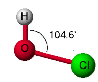 Công thức Lewis của HOCl theo chương trình mới (ảnh 1)