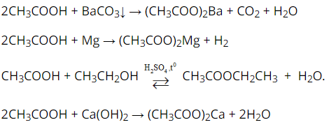 CH3COOH (Axit axetic) là gì? Tính chất hóa học, tính chất vật lí, nhận biết, điều chế, ứng dụng của CH3COOH (Axit axetic) (ảnh 1)