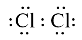 Công thức Lewis của Cl2 theo chương trình mới (ảnh 1)