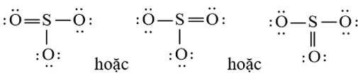 Viết công thức VSEPR và dự đoán hình học của các phân tử sau: a) SO3 (ảnh 1)