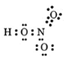 Viết công thức electron và công thức cấu tạo của axit nitric. Cho biết nguyên tố nitơ (ảnh 1)